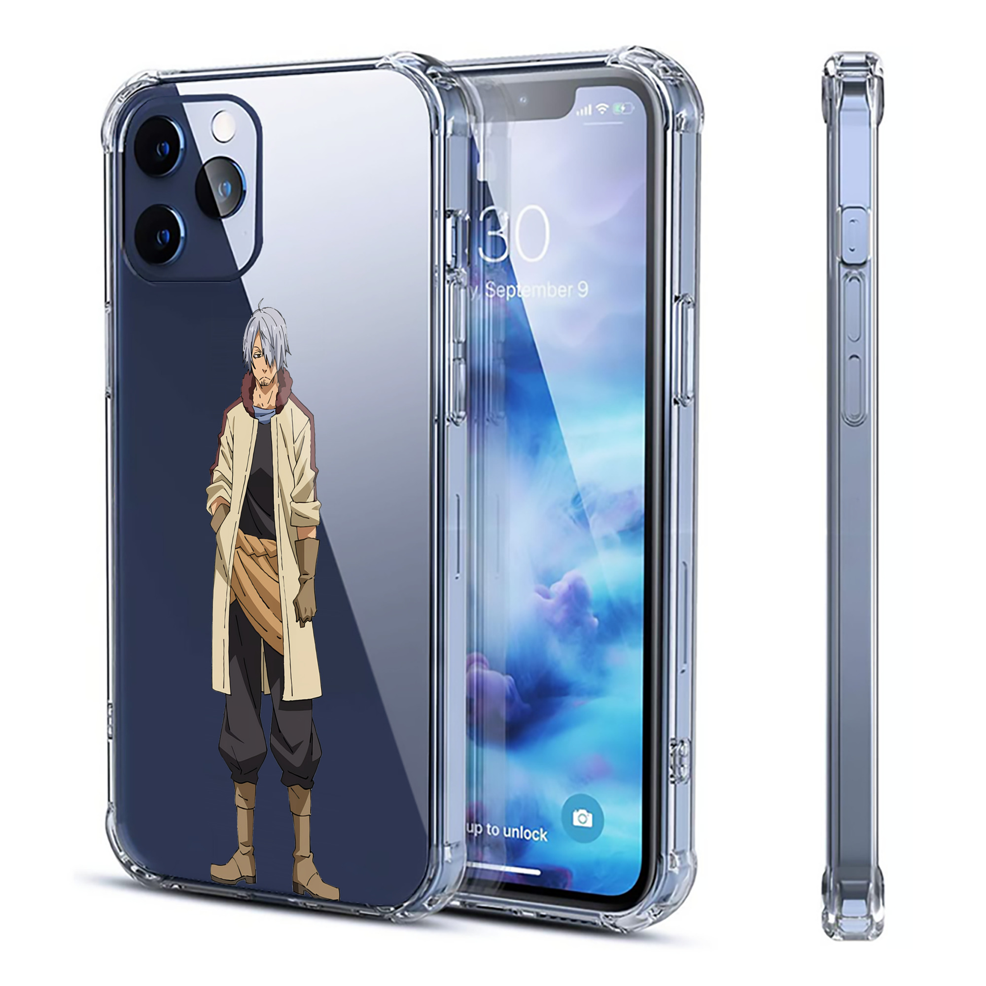 （画像用） 転スラ Regarding Reincarnated to Slime 【iPhone 12シリーズ対応】透明スマホケース（クリアソフトケース）